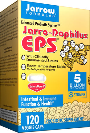 Jarro-Dophilus EPS®, 5 Billion, 120 Veggie Caps , Brand_Jarrow Formulas Form_Veggie Caps Size_120 Caps