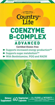 Coenzyme B Complx Advanced Capsules, 60 Vegetarian Capsules