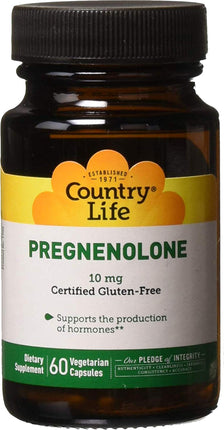 Pregnenolone, 10 mg, 60 Vegetarian Capsules