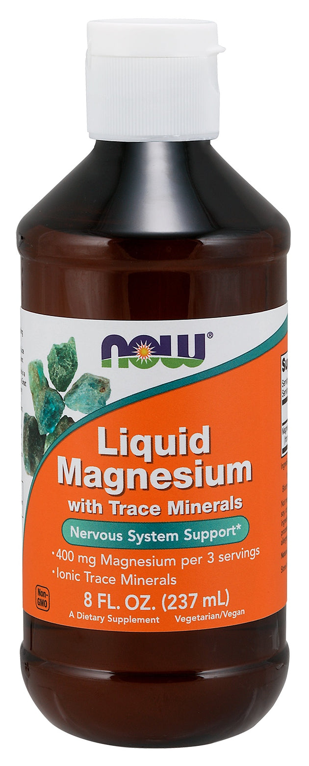 Magnesium Liquid, 8 fl oz. , Brand_NOW Foods Form_Liquid Size_8 Fl Oz