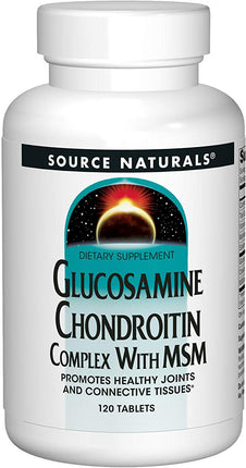 Glucosamine Chondroitin Complex with MSM, 120 Tablets , Brand_Source Naturals Form_Tablets Size_120 Tabs