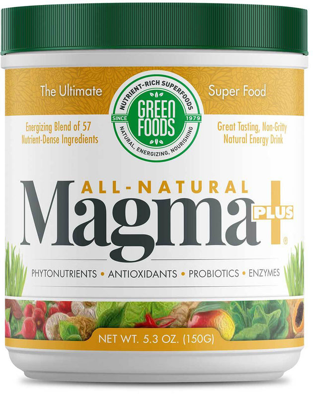 All-Natural Magma Plus®, 5.3 Oz (150 g) Powder , Brand_Green Foods Form_Powder Size_5.3 Oz