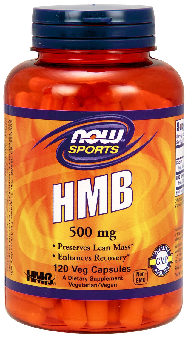 HMB 500 mg, 120 Veg Capsules , Brand_NOW Foods Form_Veg Capsules Potency_500 mg Size_120 Caps