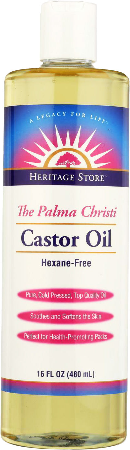 Castor Oil (Hexane-Free), 16 Fl Oz (480ml) Oil