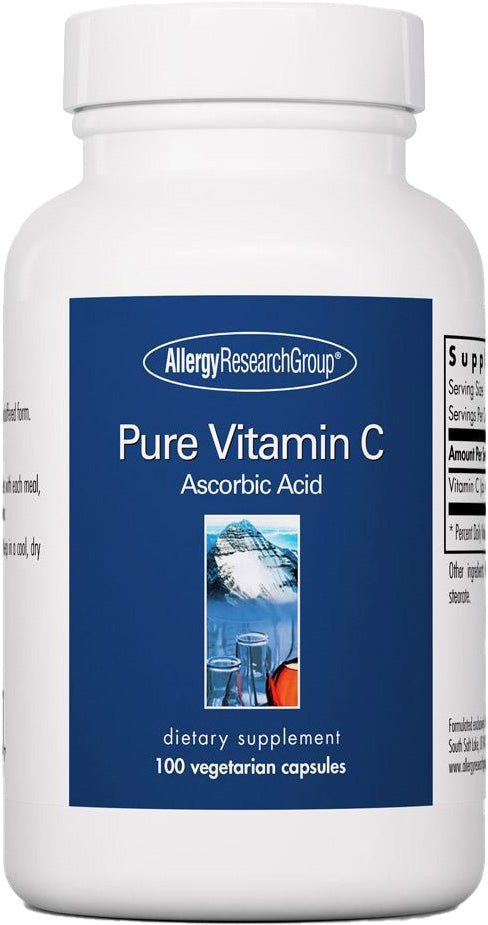 Pure Vitamin C, 100 Vegetarian Capsules , Brand_Allergy Research Group