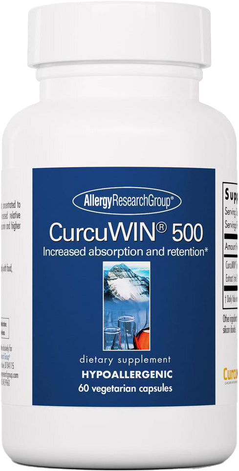 CurcuWIN® 500, 60 Vegetarian Capsules , Brand_Allergy Research Group