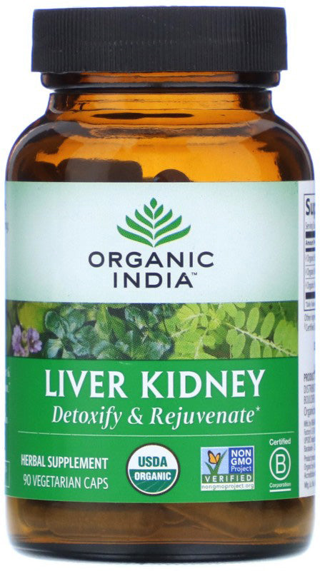 Liver Kidney, 90 Vegetarian Capsules , Ayurveda Brand_Organic India Form_Capsules