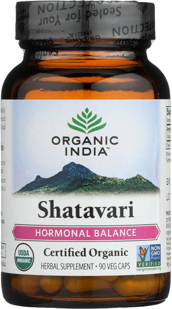 Shatavari, 90 Vegetarian Capsules , 20% Off - Everyday [On] Ayurveda Brand_Organic India Form_Capsules