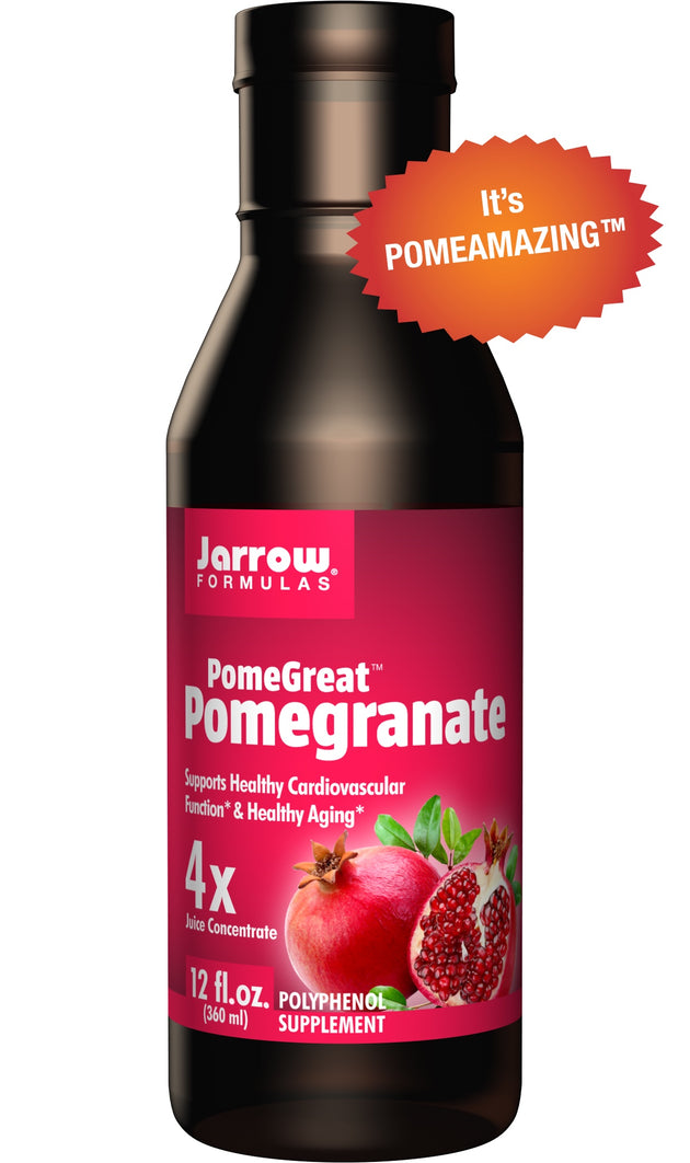 PomeGreat™ Pomegranate, 12 fl oz (360 ml) , Brand_Jarrow Formulas Form_Juice Size_12 Fl Oz