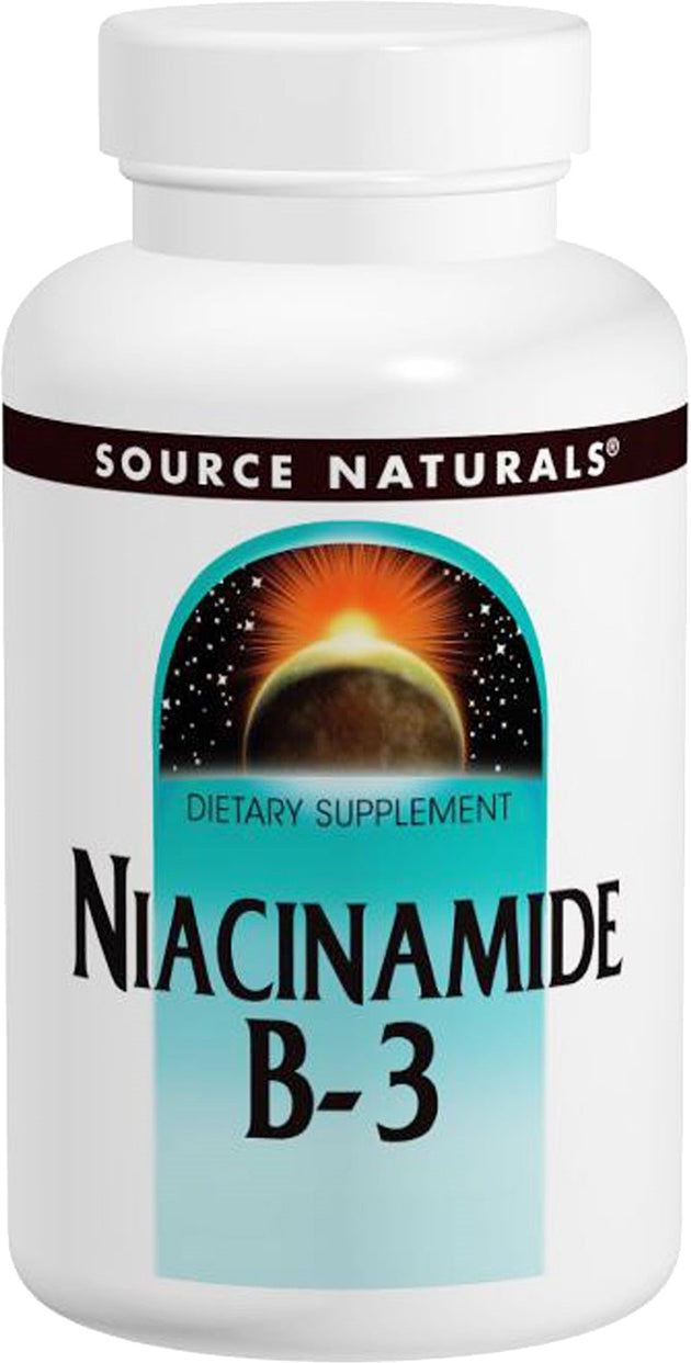 Niacinamide B-3 100 mg, 250 Tablets , Brand_Source Naturals Potency_100 mg Size_250 Tabs