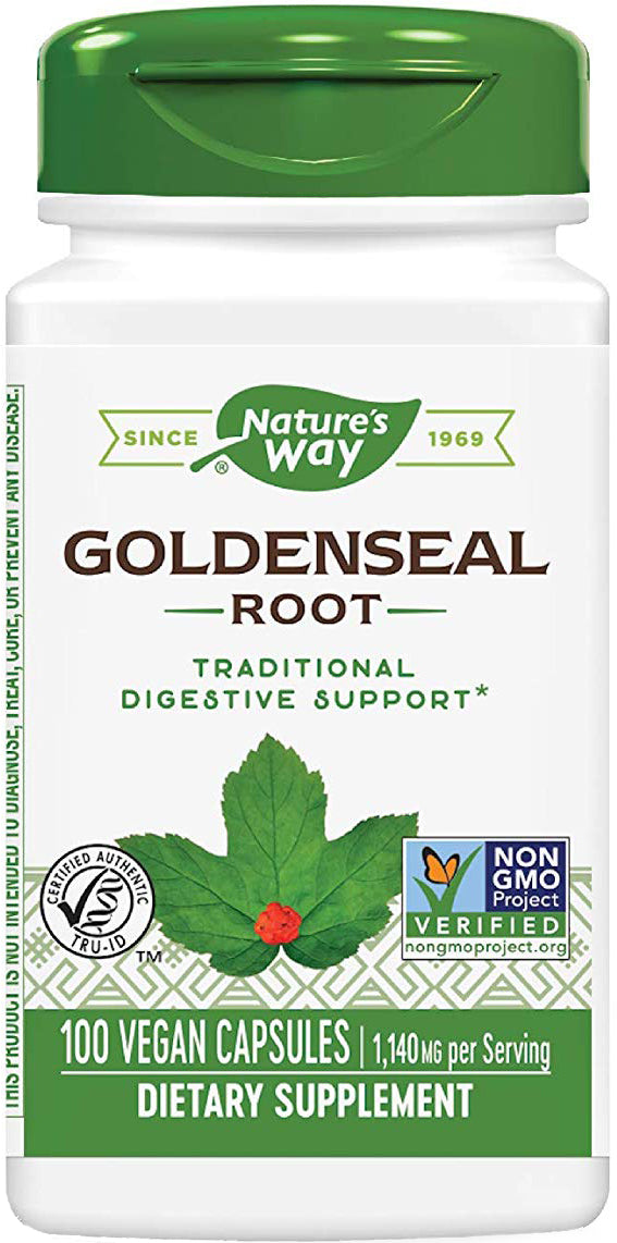 Goldenseal Root, 1140 mg, 100 Vegan Capsules ,