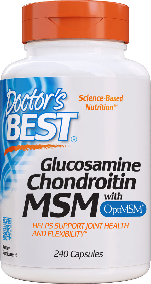 Glucosamine Chondroitin MSM, 240 Capsules , Brand_Doctor's Best Form_Capsules Size_240 Caps