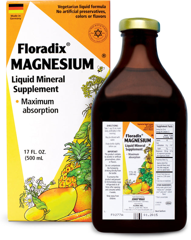 Magnesium Liquid, 17 fl oz , Brand_Flora Form_Liquid Size_17 Fl Oz