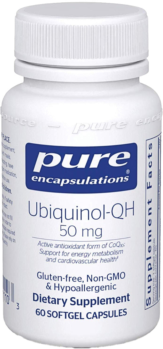 Ubiquinol-QH, 50 mg, 60 Softgels , Brand_Pure Encapsulations Emersons