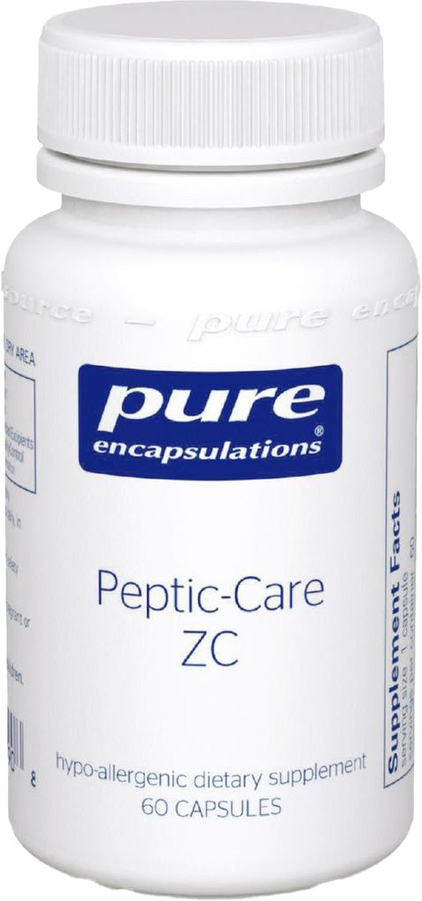 Peptic-Care ZC (Zinc and L-Carnosine), 60 Capsules , Brand_Pure Encapsulations Emersons