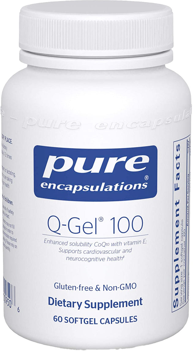 Q-Gel 100 (Hydrosoluble™ CoQ10), 60 Capsules , Brand_Pure Encapsulations Emersons