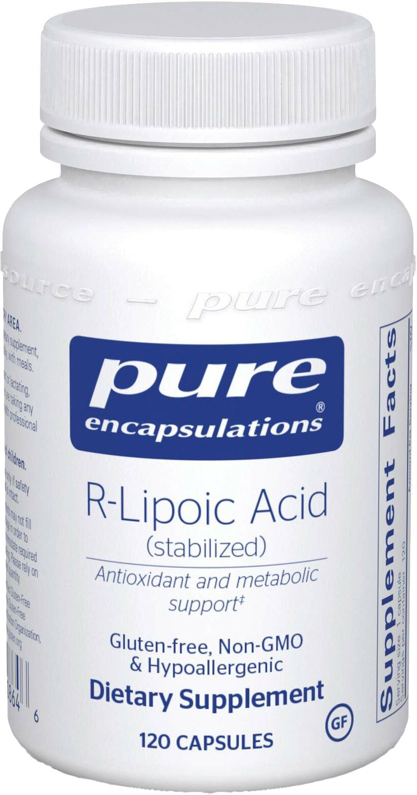 R-Lipoic Acid (stabilized), 120 Capsules , Brand_Pure Encapsulations caps Emersons Form_Capsules Requires Consultation Size_120 Capsules
