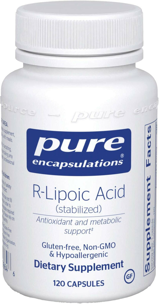 R-Lipoic Acid (stabilized), 120 Capsules , Brand_Pure Encapsulations Emersons