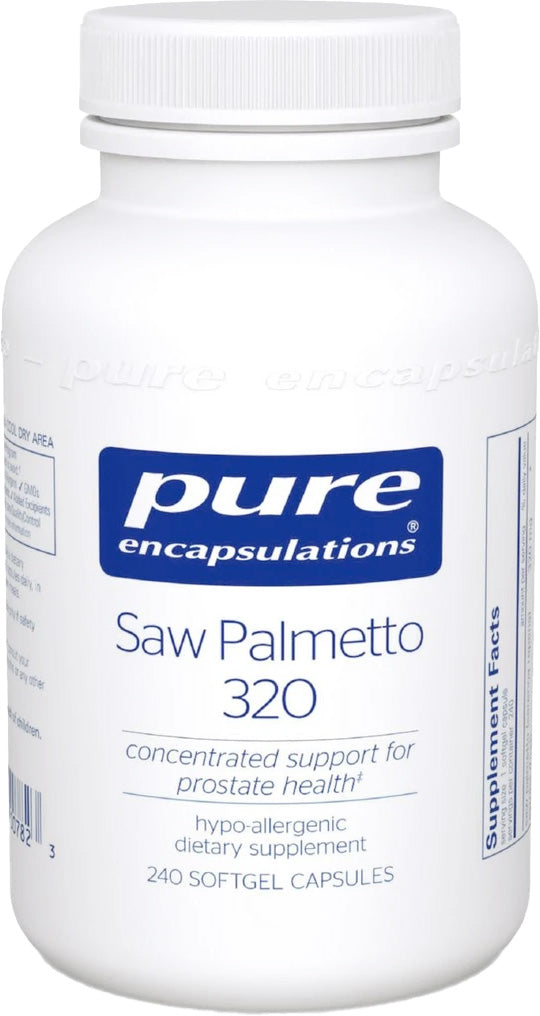 Saw Palmetto 320, 240 Softgels , Brand_Pure Encapsulations Emersons softgels