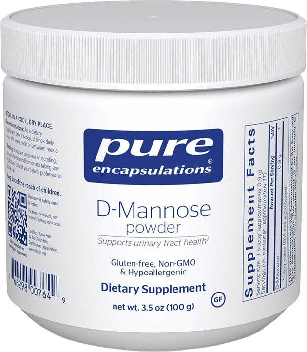 D-Mannose, 3.7 Oz (100 g) Powder , Brand_Pure Encapsulations Emersons