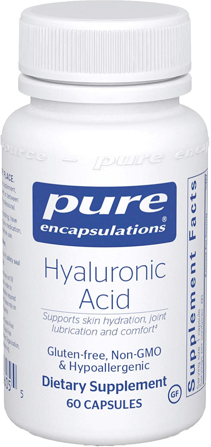 Hyaluronic Acid 70 mg, 60 Capsules , Brand_Pure Encapsulations caps Emersons