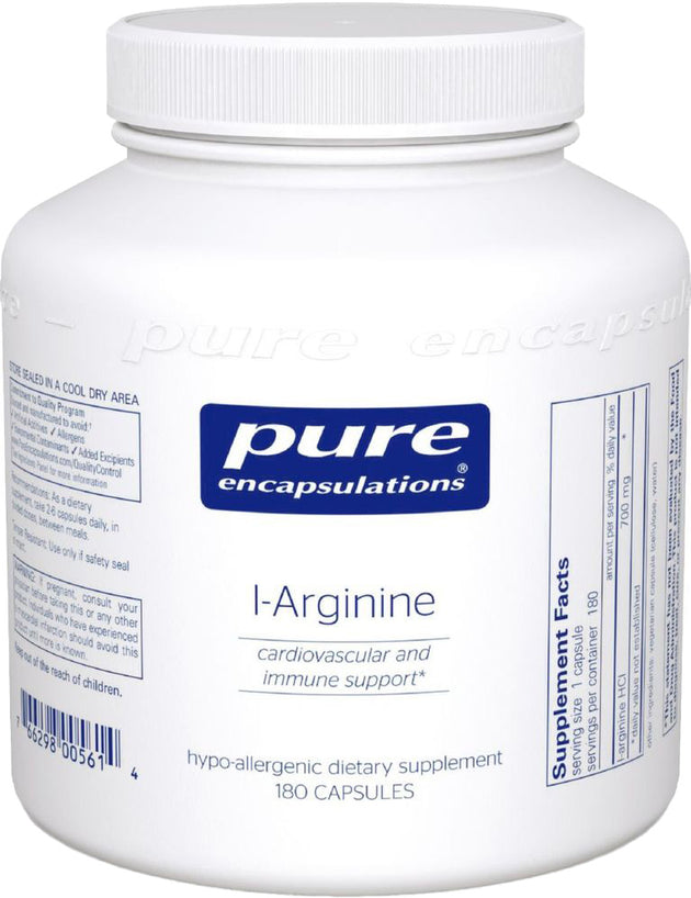 l-Arginine, 180 Capsules , Brand_Pure Encapsulations Emersons