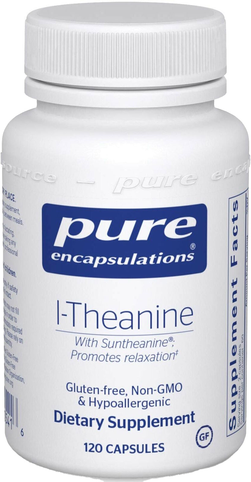 l-Theanine, 120 Capsules , Brand_Pure Encapsulations caps Emersons