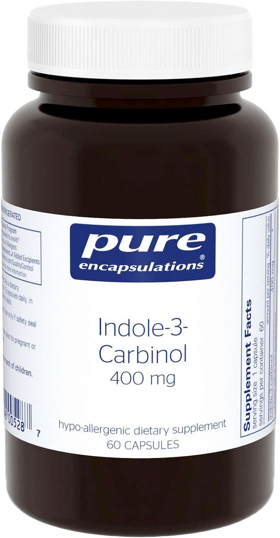 Indole-3-Carbinol, 400 mg, 60 Capsules , Brand_Pure Encapsulations caps Emersons