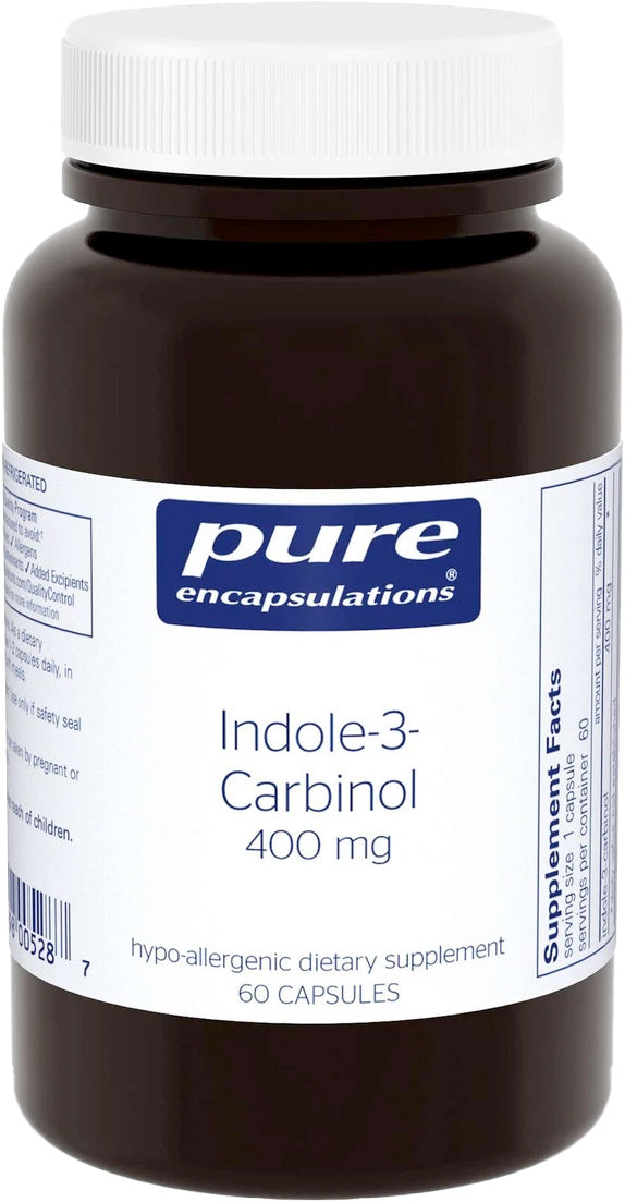 Indole-3-Carbinol, 400 mg, 60 Capsules , Brand_Pure Encapsulations Emersons
