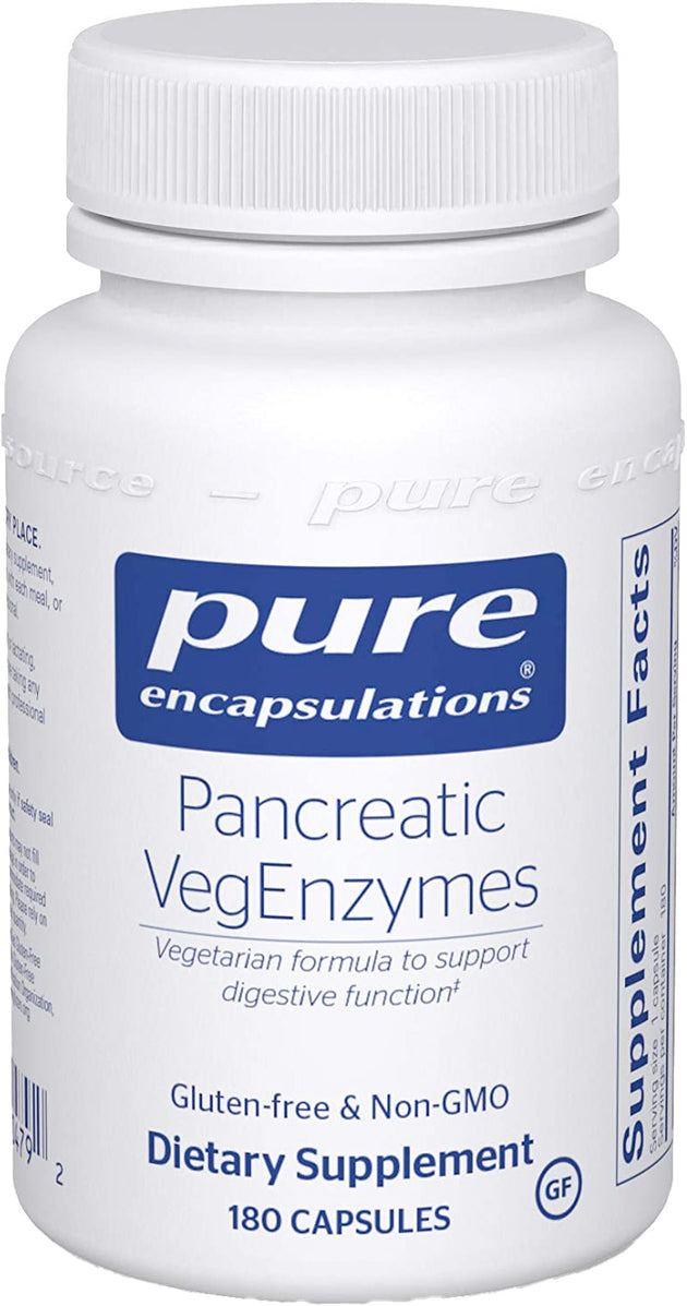 Pancreatic VegEnzymes, 180 Capsules , Brand_Pure Encapsulations Emersons