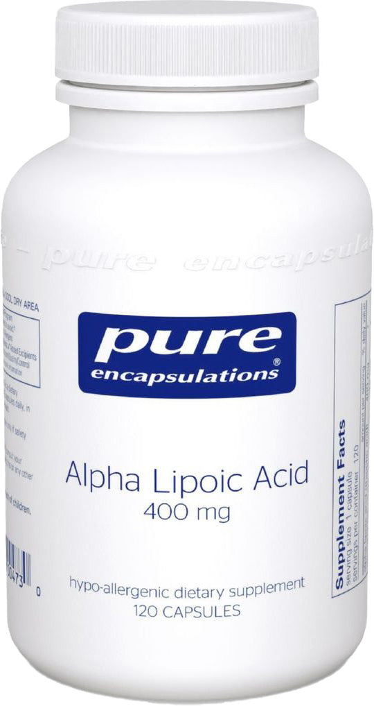 Alpha Lipoic Acid, 400 mg, 120 Capsules , Brand_Pure Encapsulations Emersons