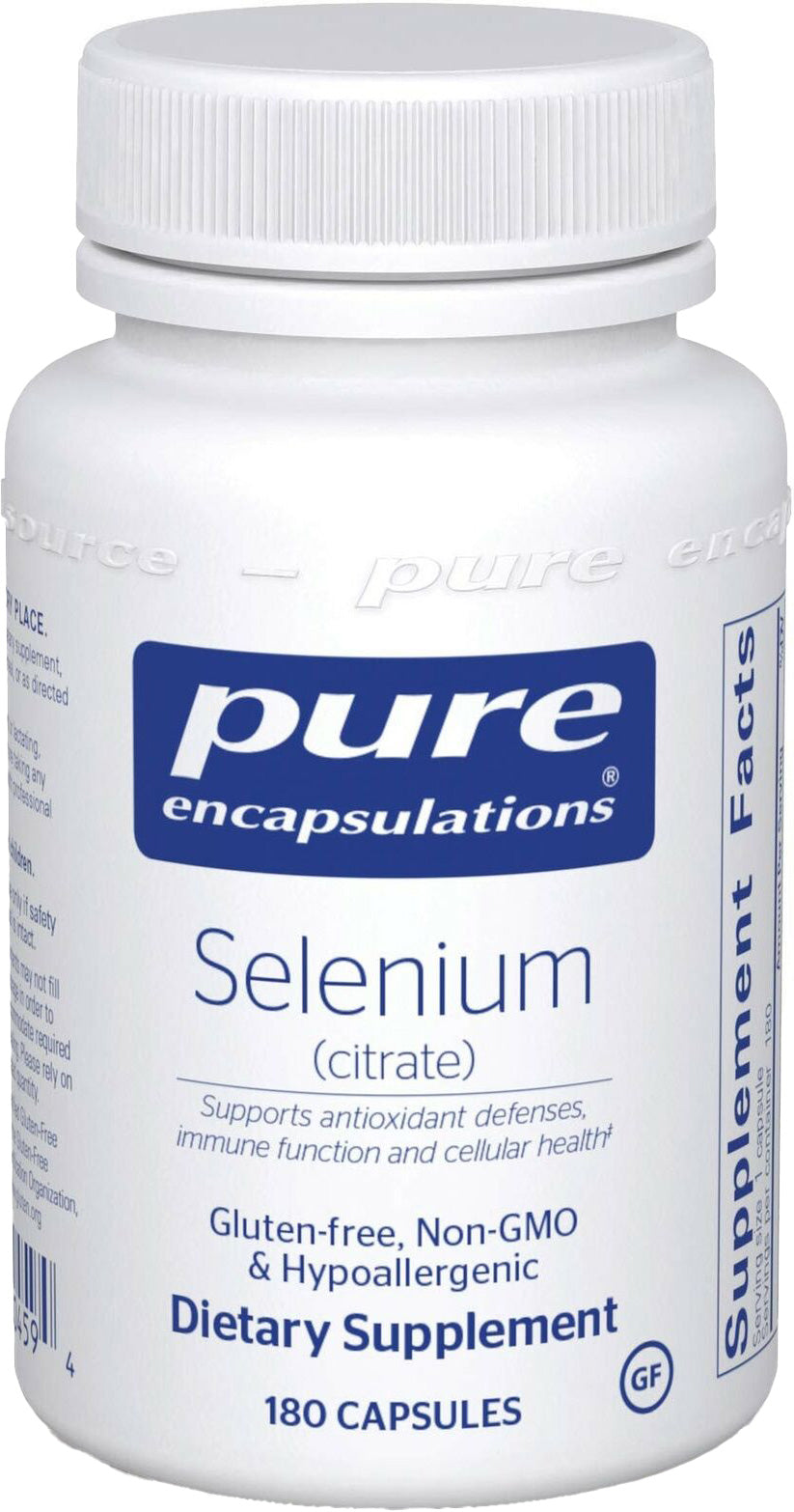 Selenium (citrate), 180 Capsules , Brand_Pure Encapsulations caps Emersons