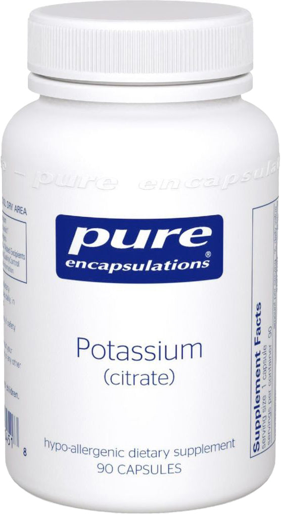 Potassium (citrate), 90 Capsules , Brand_Pure Encapsulations Emersons