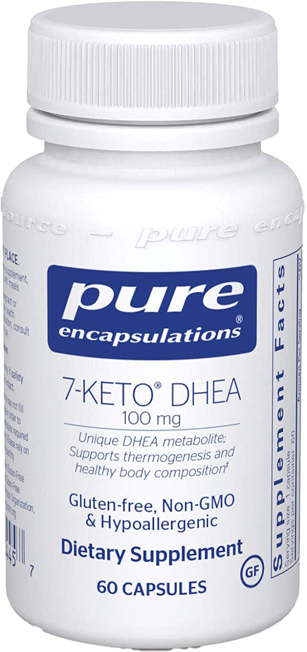 7-Keto® DHEA, 100 mg, 60 Capsules , 7-Keto Brand_Pure Encapsulations Emersons