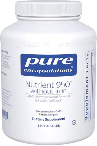 Nutrient 950 without Iron, 360 Capsules , Brand_Pure Encapsulations caps Emersons