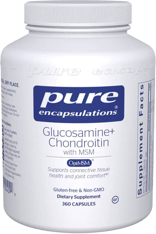 Glucosamine Chondroitin with MSM, 360 Capsules , Brand_Pure Encapsulations caps Emersons Form_Capsules Requires Consultation Size_360 Capsules