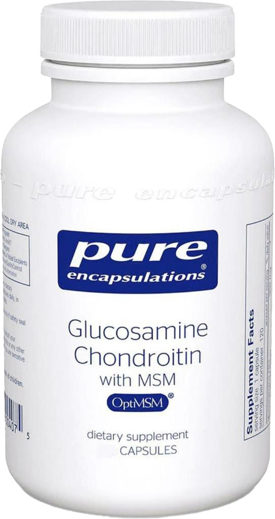 Glucosamine Chondroitin with MSM, 60 Capsules , Brand_Pure Encapsulations Emersons