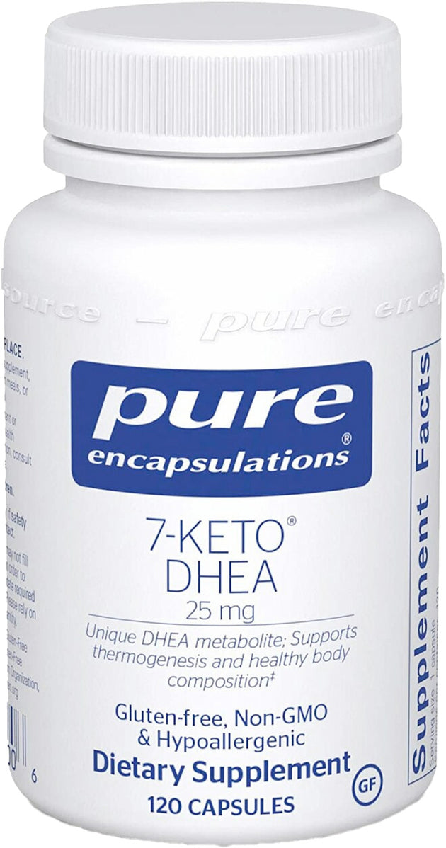 7-Keto® DHEA, 25 mg, 120 Capsules , 7-Keto Brand_Pure Encapsulations Emersons