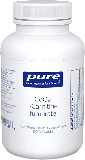 CoQ10 l-Carnitine fumarate, 120 Capsules , Brand_Pure Encapsulations Emersons