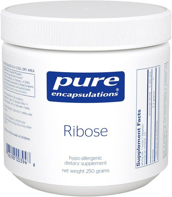 Ribose, 8.8 Oz (250 g) Powder , Brand_Pure Encapsulations Emersons