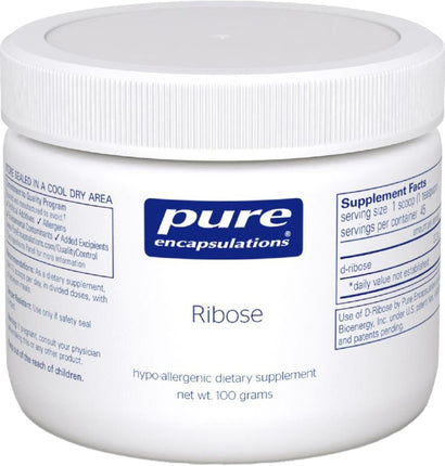 Ribose, 3.5 Oz (100 g) Powder , Brand_Pure Encapsulations Emersons