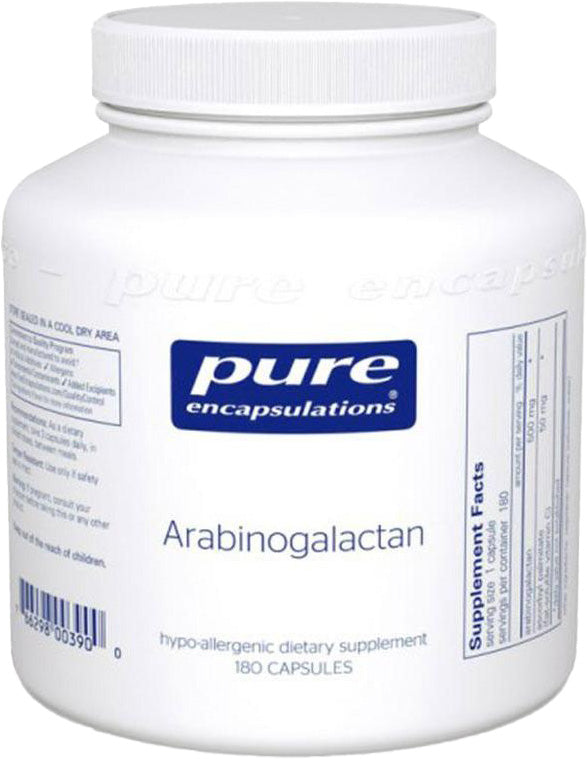 Arabinogalactan, 500 mg, 180 Capsules , Brand_Pure Encapsulations Emersons