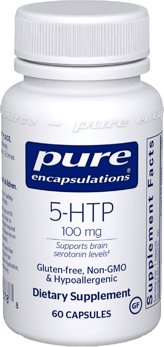 5-HTP (5-Hydroxytryptophan) 100 mg, 60 Capsules , Brand_Pure Encapsulations Emersons