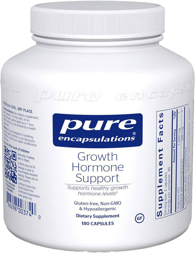 Growth Hormone Support, 180 Capsules , Brand_Pure Encapsulations Emersons