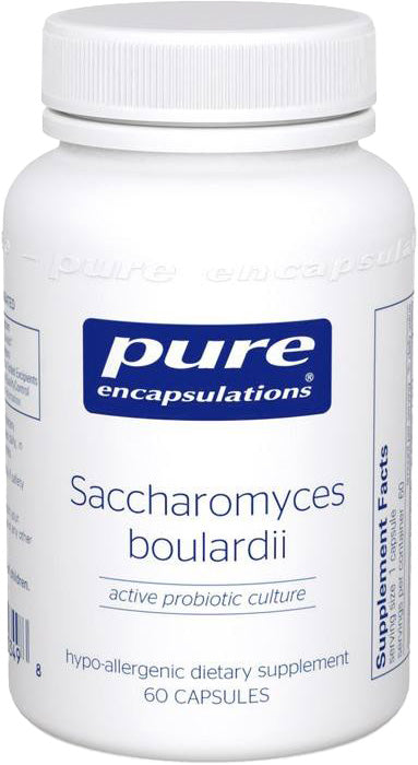 Saccharomyces boulardii, 60 Capsules , Brand_Pure Encapsulations Emersons