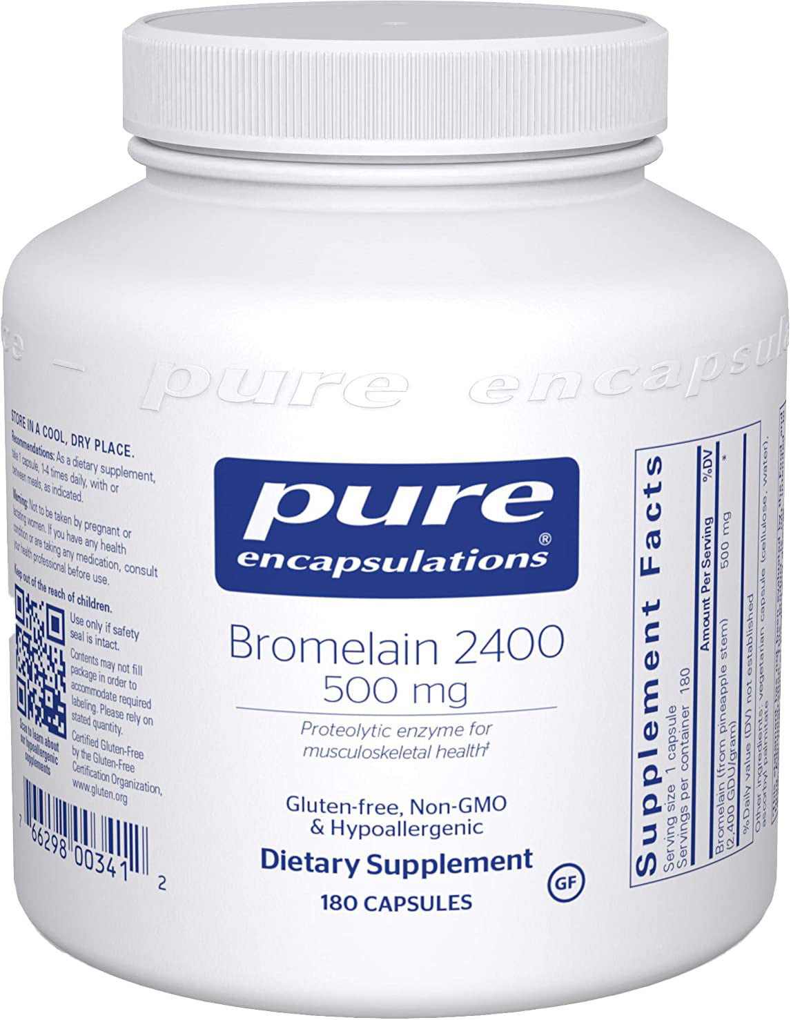 Bromelain 2400 500 mg , Pure