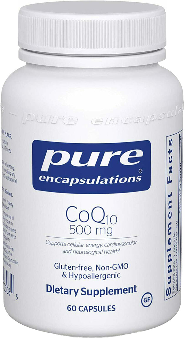 CoQ10, 500 mg, 60 Capsules , Brand_Pure Encapsulations Emersons