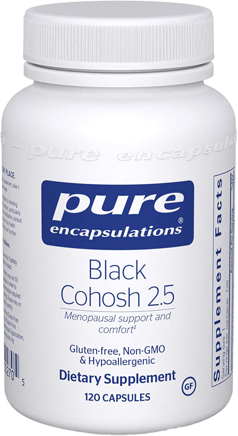 Black Cohosh 2.5, 250 mg, 120 Capsules , Brand_Pure Encapsulations caps Emersons Form_Capsules Requires Consultation Size_120 Capsules
