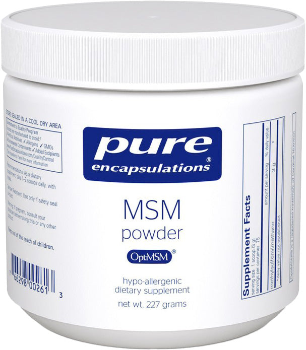 MSM Powder with OptiMSM®, 8 Oz (227 g) Powder , Brand_Pure Encapsulations Emersons powder