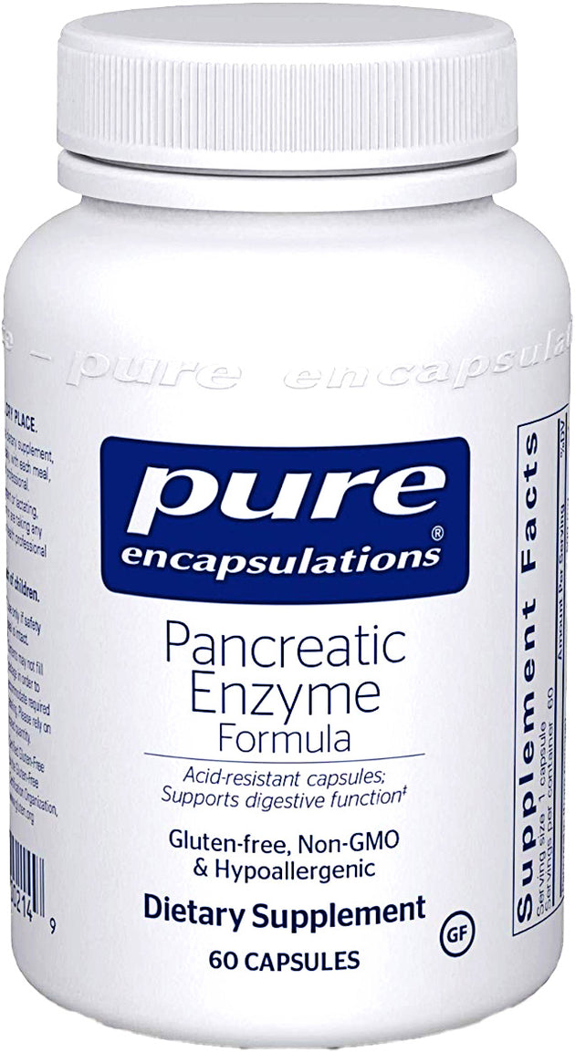 Pancreatic Enzyme Formula, 60 Capsules , Brand_Pure Encapsulations Emersons